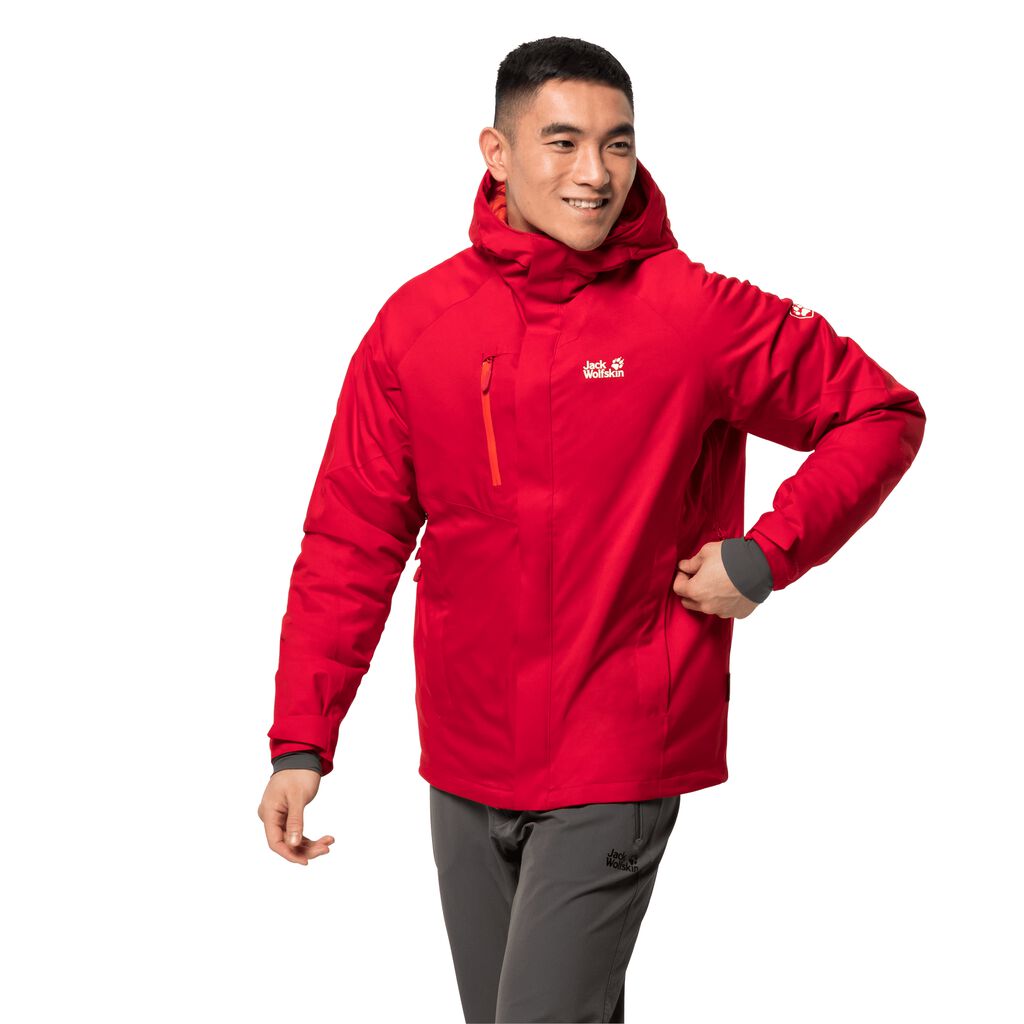 Jack Wolfskin TROPOSPHERE μπουφαν χειμερινα ανδρικα κοκκινα | GR1625072